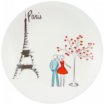 Тарілка обідня Lutecia 25 см біла P4426 Arcopal