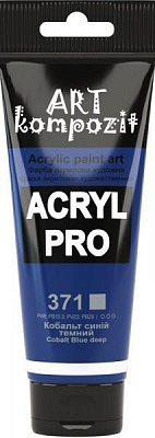 Фарба акрилова 371 кобальт синій темний 75 мл ART Kompozit