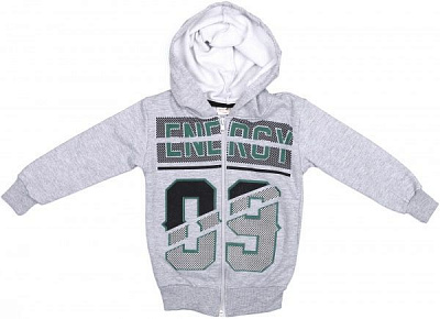 Кофтинка дитяча AKKU 09 р.110-116 сірий 8231