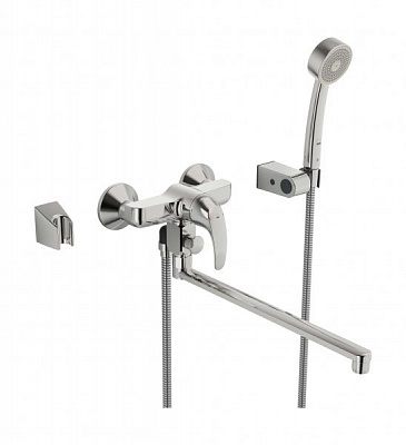 Смеситель для ванны Oras Polara New с душевым комплектом Apollo с длинным изливом 9447Y