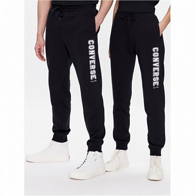Штани Converse CLASSIC FIT ALL STAR SINGLE SCREEN PRINT PANT BB 10025410-001 р. M чорний