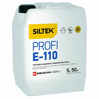 Грунтовка глубокопроникающая Siltek Profi Е-110 5 л