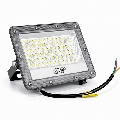 Прожектор светодиодный LIGHT SET LED SHPAK D 50 Вт IP65 серый l0810114