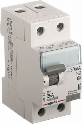 Диференційне реле Legrand TX³ 2Р 25A 30mA-AC 403000