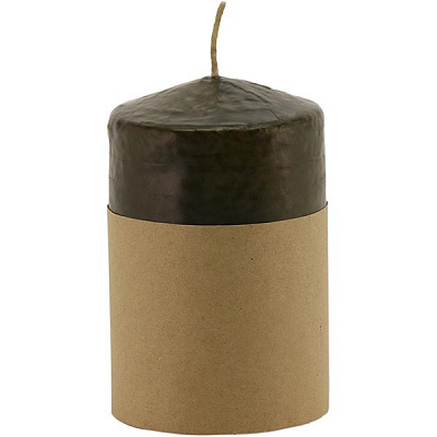 Свічка Candle Factory EcoLife коричнева 120 мм 51168138