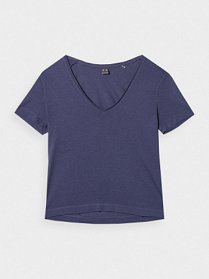 Футболка 4F TSHIRT F1000 4FSS23TTSHF1000-30S р.XS фіолетовий