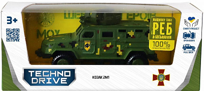 Автомодель TechnoDrive Шевроны Героев Козак 2М1 АЗОВ KS450-2