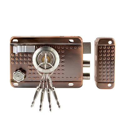 Дверний замок вхідний Comit Art.CT0671 мідь