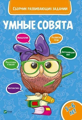 Книга «Умные совята Сборник развивающих заданий 5-6 лет» 978-966-942-040-4