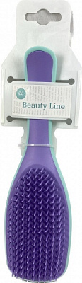 Расческа-щетка Beauty Line фиолетовая