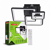 Люстра стельова Eurolamp 65 Вт LED-модуль чорний LED-LS-65-M20(black)
