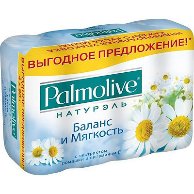Мило Palmolive Натурель Баланс та м'якість 4x90 г