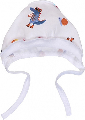 Чепчик дитячий Татошка 2 білий 0506207бкр