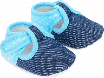 Пинетки детские Danaya р.17 синий с голубым K09-B0016 