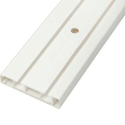 Карниз стельовий Gardinia подвійний набірний 150 см білий