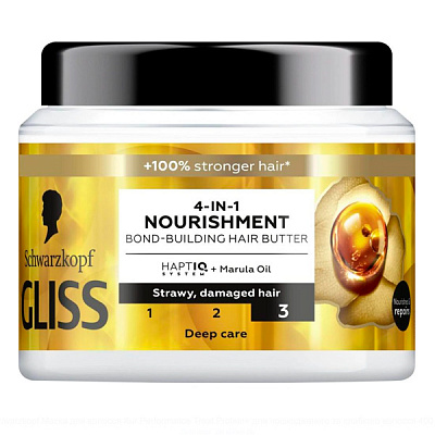 Маска для волос GLISS Питание 400 мл