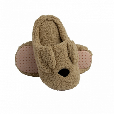 Тапки домашние Twins Animals dog р.38/39 коричневый