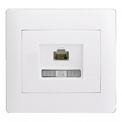 Розетка компьютерная LXL Oscar белый TL11285EA WHITE