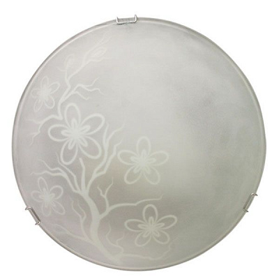 Світильник настінно-стельовий Укрсвітло Лампара 38929 НПБ 2x60 Вт E27 білий 38929