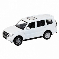 Машинка TechnoDrive 1:32 MITSUBISHI PAJERO 4WD TURBO (белый) 250283