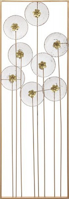 Декор настенный Simplicity 31x89 см золото 