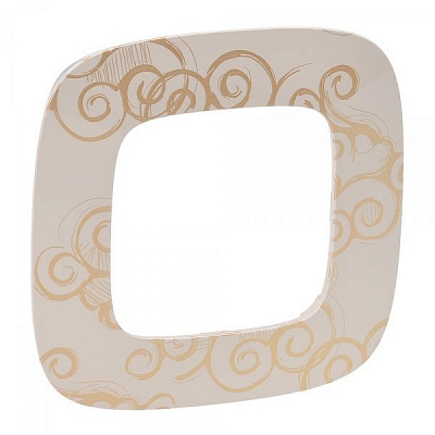 Рамка одноместная Legrand Valena Classic универсальная нарцисс золото 754351