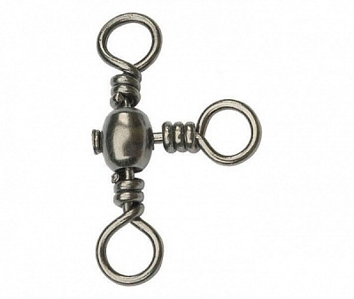 Вертлюг Lineaeffe ТРОЙНОЙ CROSSLINE Т-ОБРАЗНЫЙ №10 НИКЕЛЬ 15 кг 12 шт.