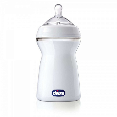 Бутылка детская Chicco пластиковая Natural Feeling 330 мл 6м+