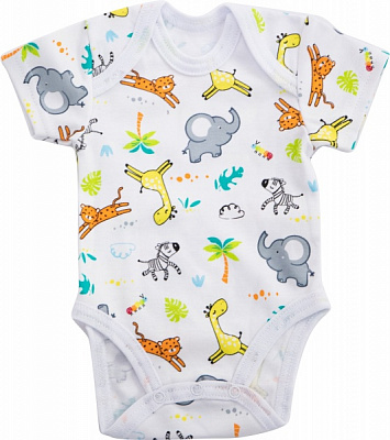 Боді дитяче унісекс GABBI ВD-23-3 р.68 із принтом 13641