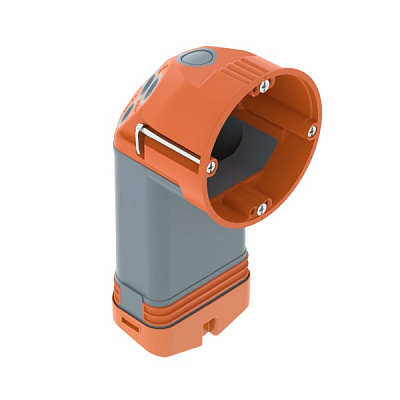 Коробка установочная OBO Bettermann тип HE 74-L с дополнительным пространством для гипсокартонных стен полипропилен 2003828 