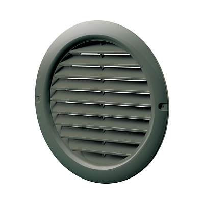 Гратка для вентиляції Вентс МВ 125 бВс пластик антрацит