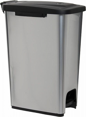Відро для сміття Mazzei Allubin Метал лук 27 л сірий/металік 10,8092