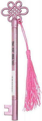 Ручка гелевая Ключик розовый 