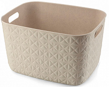 Корзина для хранения Curver 258706 кремовая Softex L 19 л 221x379x292 мм