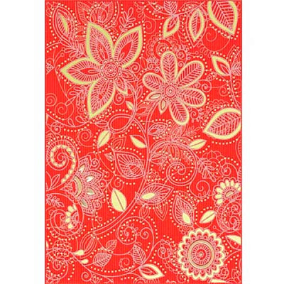 Декор Карпатська кераміка Агата Кармен червоний 250x330 мм