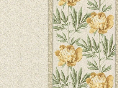 Обои бумажные Славянские обои KOLORIT Цветник 6584-08 0,53x10,05 м 