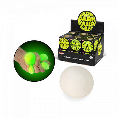 Игрушка-антистресс Tobar Скранчемс люминисцентный мячик 38439
