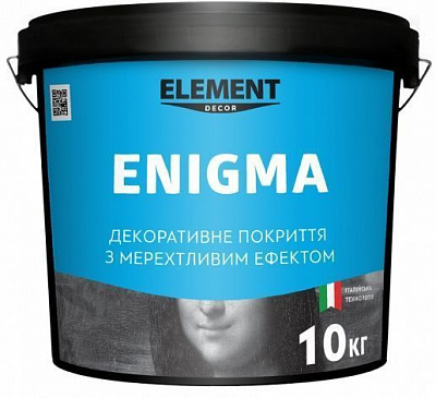 Декоративное покрытие моделирующая Element Decor Enigma 10 кг прозрачный