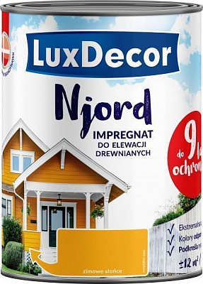 Імпрегнат LuxDecor Njord Полярна ніч мат 0,75 л 0,9 кг