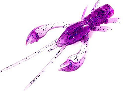 Приманки для ловли рыбы из пластизоля Real Craw 1.5 10 шт. #014 - Violet/Blue