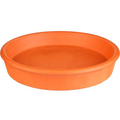 Поддон керамический Каменный цветок 1419 круглый терракот 