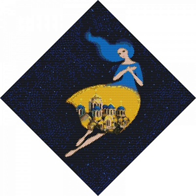 Алмазная мозаика Берегиня Владимирская Идейка 