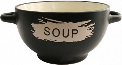 Бульйонниця з ручками Black Stone Soup 650 мл M04100-7499 Milika